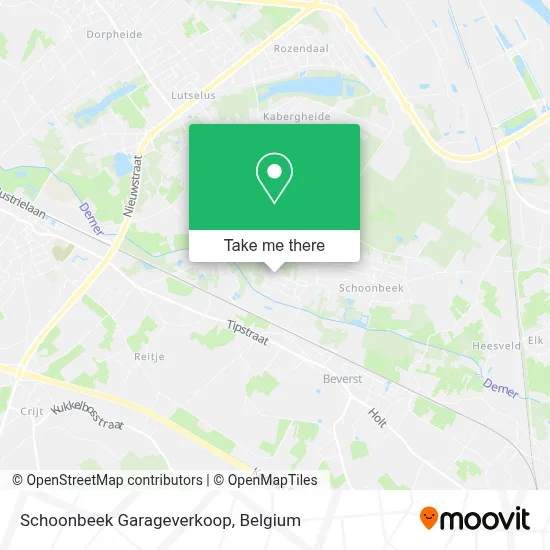 Schoonbeek Garageverkoop map
