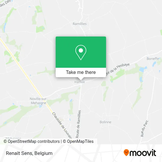 Renaît Sens map