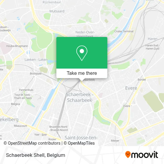 Schaerbeek Shell map
