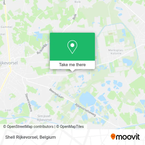 Shell Rijkevorsel map