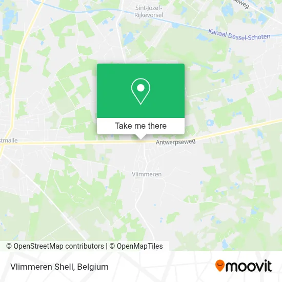 Vlimmeren Shell map