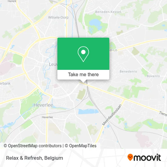 Relax & Refresh map