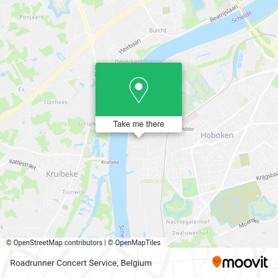 Roadrunner Concert Service map