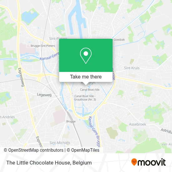 The Little Chocolate House map