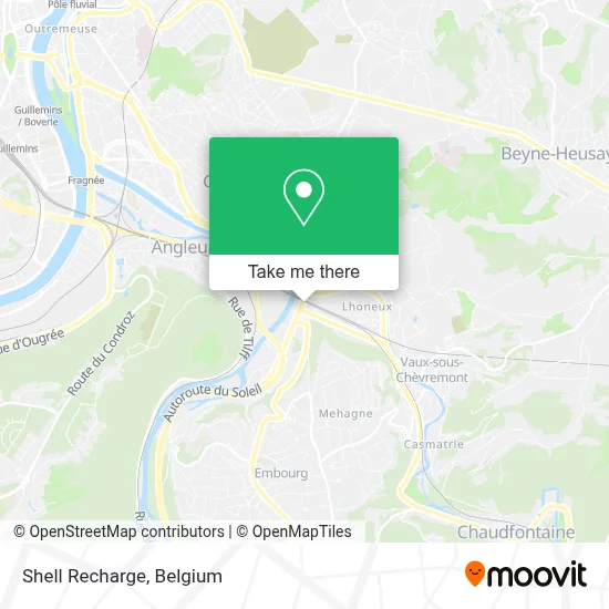 Shell Recharge map