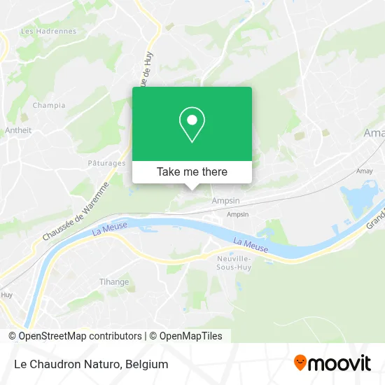 Le Chaudron Naturo map