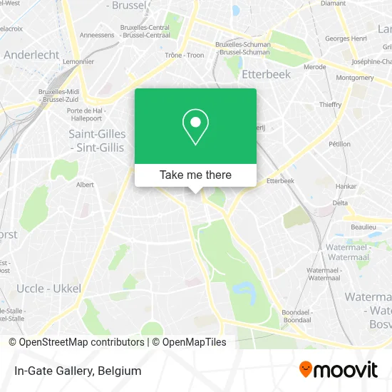 In-Gate Gallery map