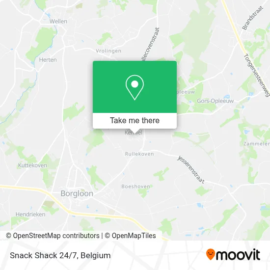 Snack Shack 24/7 map