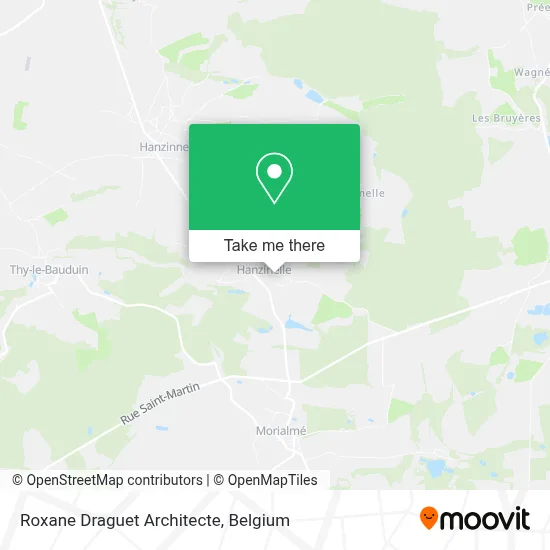 Roxane Draguet Architecte map