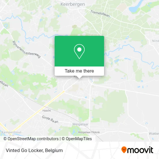 Vinted Go Locker map