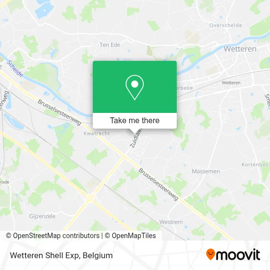 Wetteren Shell Exp map