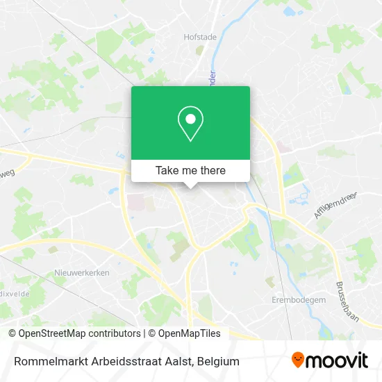 Rommelmarkt Arbeidsstraat Aalst map