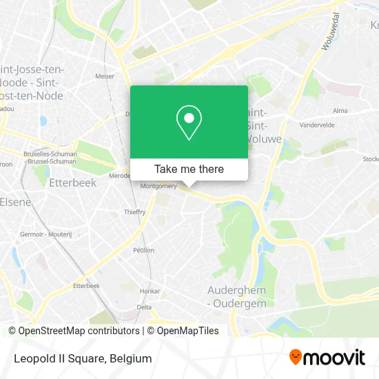 Leopold II Square map