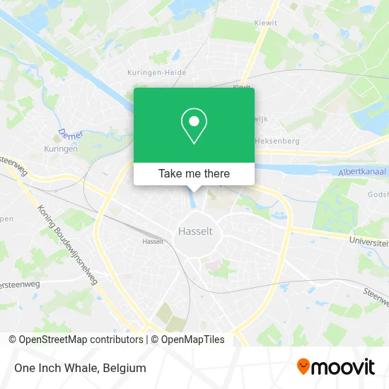 One Inch Whale map