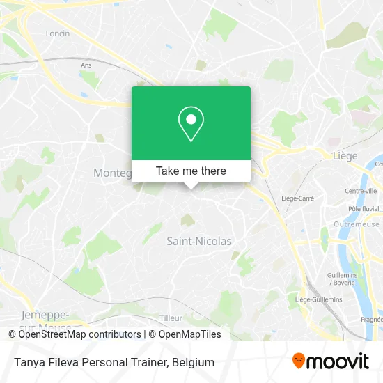 Tanya Fileva Personal Trainer map