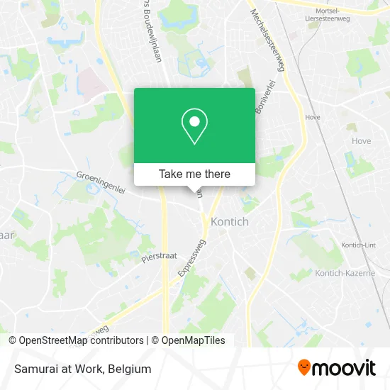 Samurai at Work map