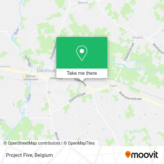 Project Five map