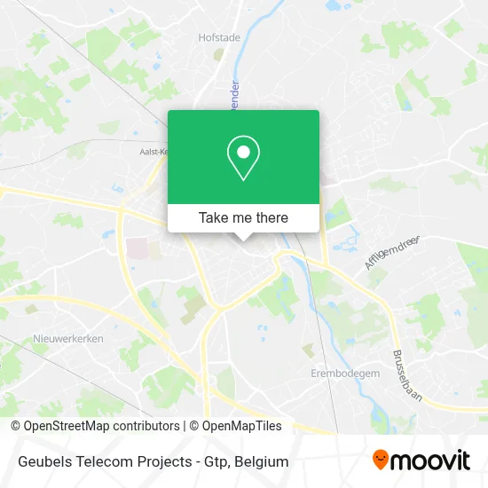Geubels Telecom Projects - Gtp map