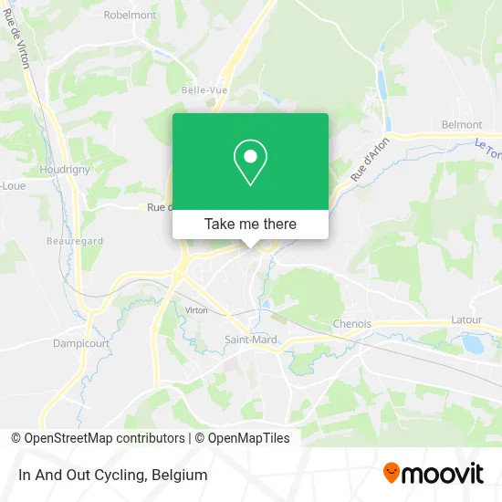 In And Out Cycling map