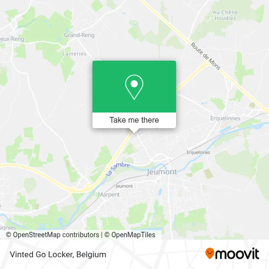 Vinted Go Locker map