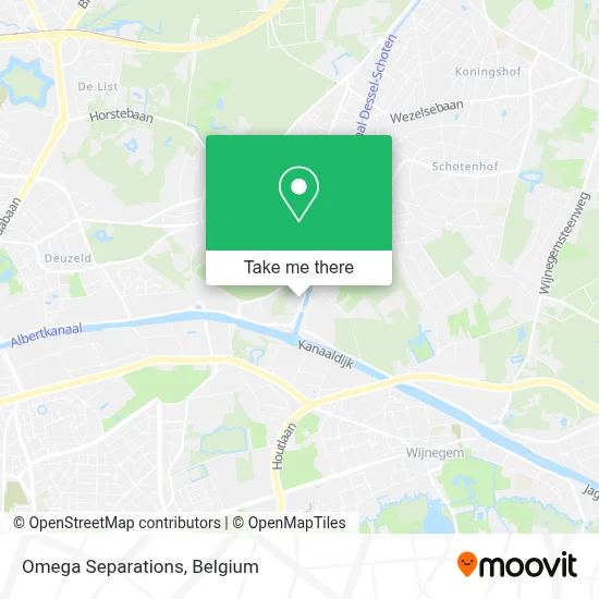 Omega Separations map