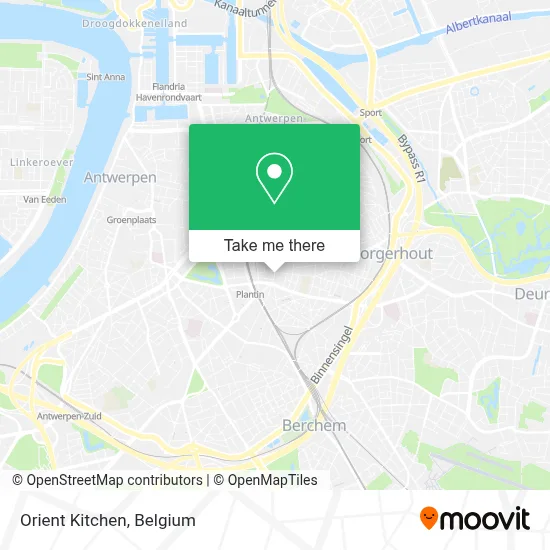 Orient Kitchen map