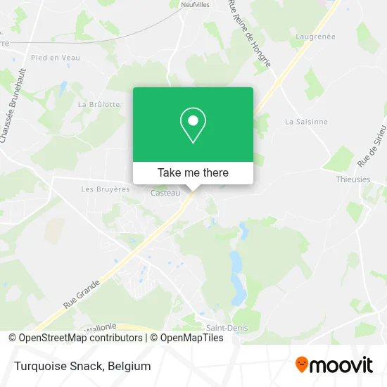 Turquoise Snack map