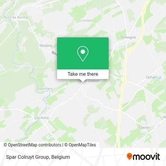 Spar Colruyt Group map