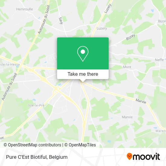 Pure C'Est Biotiful map