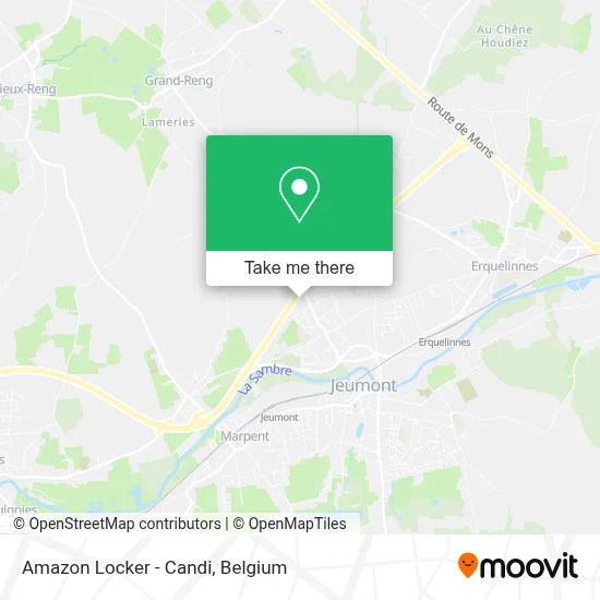 Amazon Locker - Candi map