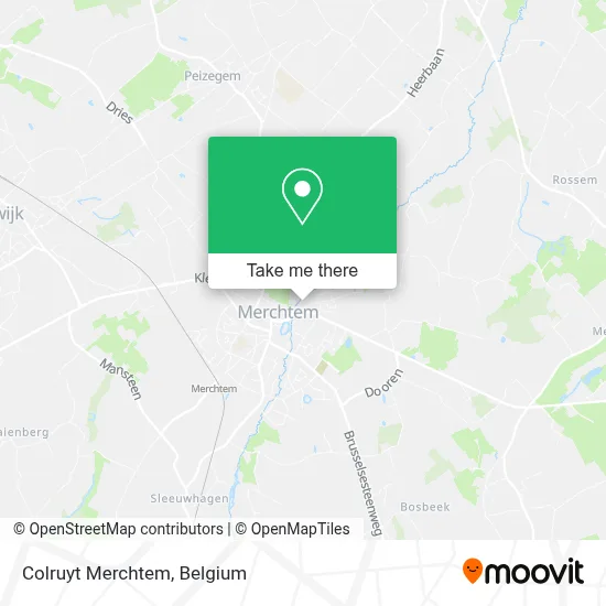 Colruyt Merchtem map