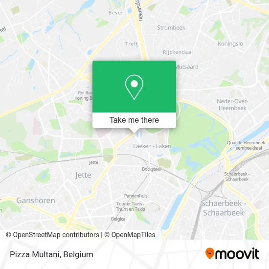 Pizza Multani map