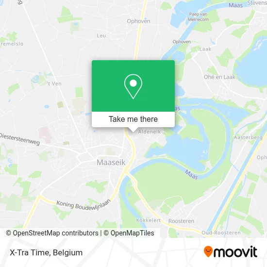X-Tra Time map