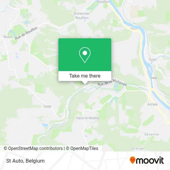 St Auto map