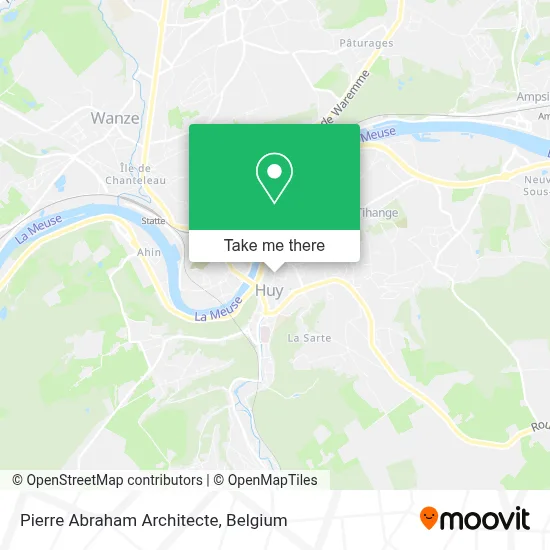 Pierre Abraham Architecte map
