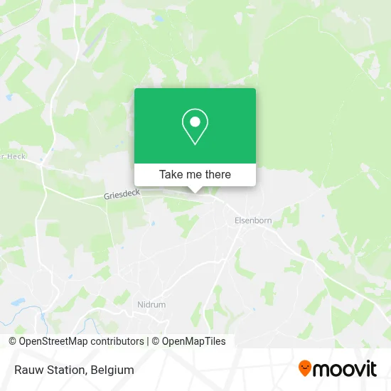 Rauw Station map