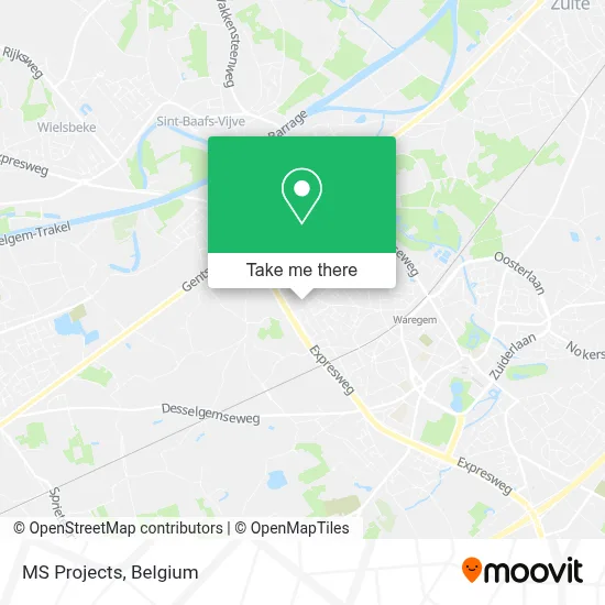 MS Projects map