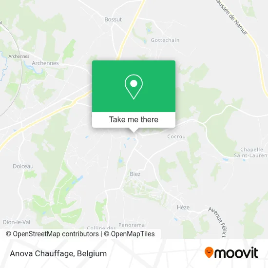 Anova Chauffage map