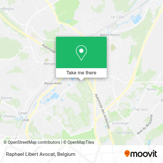 Raphael Libert Avocat map