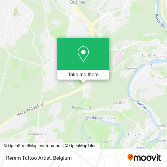 Rerem Tattoo Artist map