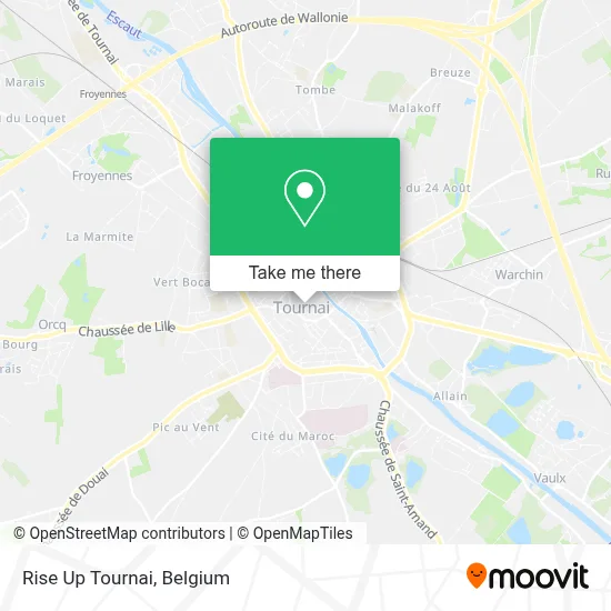 Rise Up Tournai map