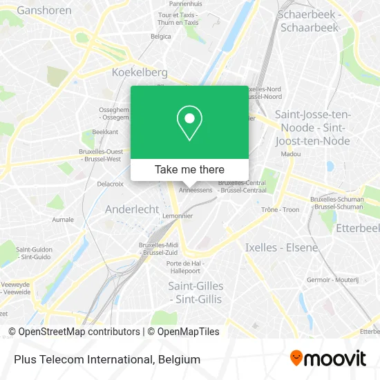 Plus Telecom International map