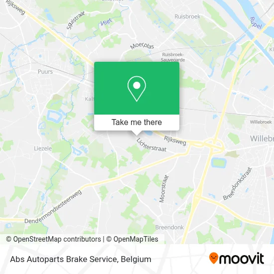 Abs Autoparts Brake Service map