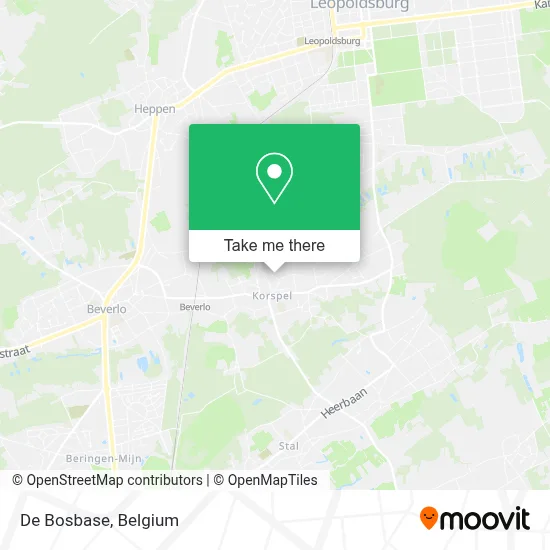 De Bosbase map