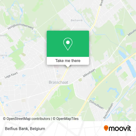 Belfius Bank map