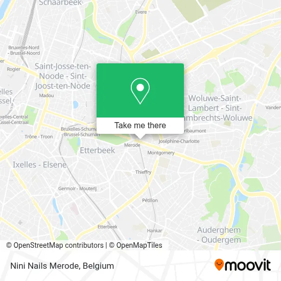 Nini Nails Merode map