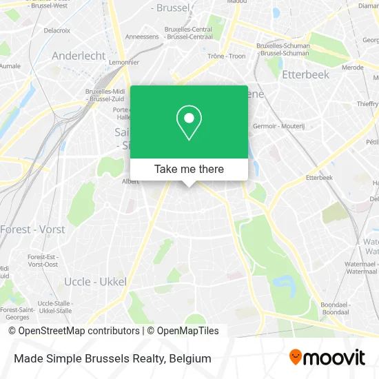Made Simple Brussels Realty map