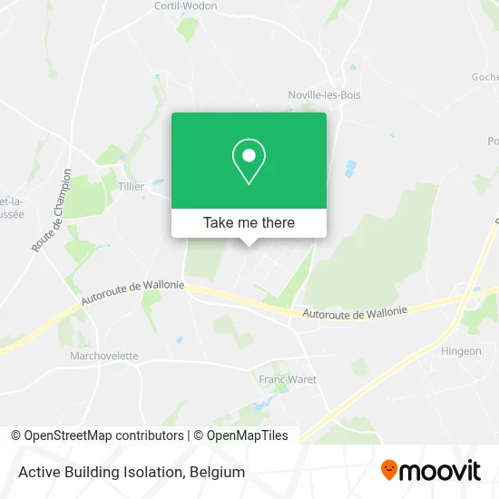 Active Building Isolation map