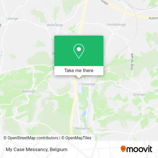My Case Messancy map