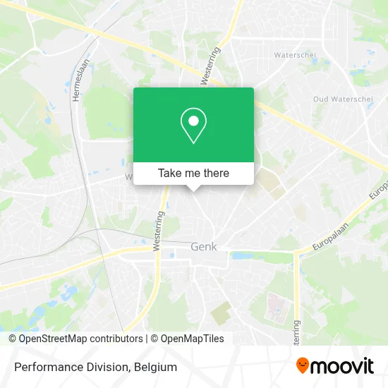 Performance Division map